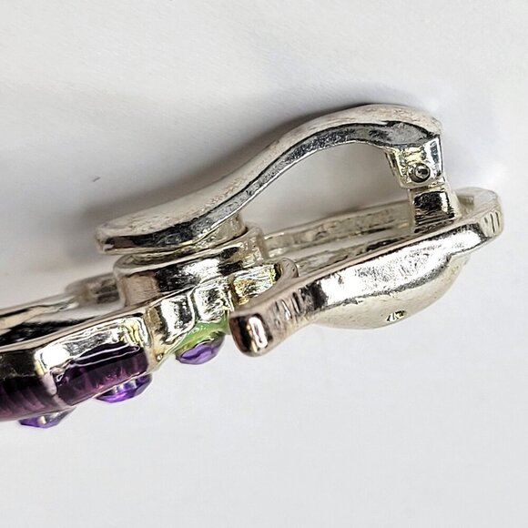 Purple Seahorse Lapel Clip Pin Handbag Pin Scarf Pin Decorative Clip - Picture 6 of 11